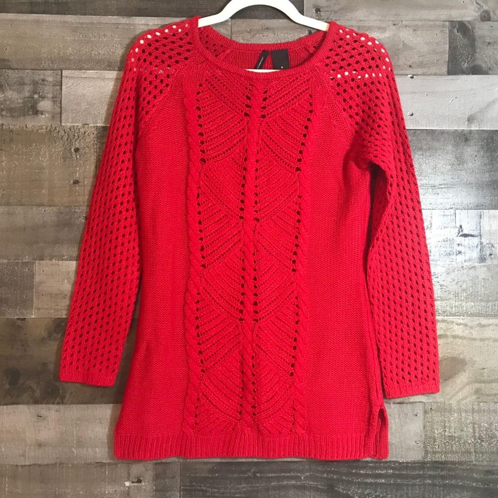 NEW DIRECTIONS RED SWEATER
